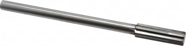 Made in USA - 0.596" Carbide-Tipped 6 Flute Chucking Reamer - Eagle Tool & Supply