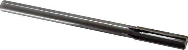 Made in USA - 0.622" Carbide-Tipped 6 Flute Chucking Reamer - Straight Flute, 9/16" Straight Shank, 2-1/4" Flute Length, 9" OAL - Eagle Tool & Supply
