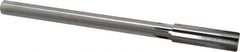 Made in USA - 0.681" Carbide-Tipped 6 Flute Chucking Reamer - Straight Flute, 9/16" Straight Shank, 2-1/4" Flute Length, 9" OAL - Eagle Tool & Supply