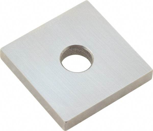 Mitutoyo - 0.142" Square Steel Gage Block - Accuracy Grade 0, Includes Certificate of Inspection - Eagle Tool & Supply