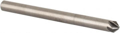 SGS - 1/8" Head Diam, 1/8" Shank Diam, 6 Flute 90° Solid Carbide Countersink - Eagle Tool & Supply