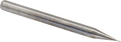 M.A. Ford - 0.01", 0.03" LOC, 1/8" Shank Diam, 1-1/2" OAL, 4 Flute, Solid Carbide Square End Mill - Single End, Uncoated, Spiral Flute, 30° Helix, Centercutting, Right Hand Cut, Right Hand Flute, Series 111 - Eagle Tool & Supply