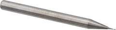 M.A. Ford - 0.008", 0.024" LOC, 1/8" Shank Diam, 1-1/2" OAL, 2 Flute, Solid Carbide Square End Mill - Single End, Uncoated, Spiral Flute, 30° Helix, Centercutting, Right Hand Cut, Right Hand Flute, Series 121 - Eagle Tool & Supply