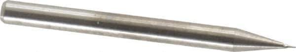 M.A. Ford - 0.007", 0.014" LOC, 1/8" Shank Diam, 1-1/2" OAL, 2 Flute, Solid Carbide Square End Mill - Single End, Uncoated, Spiral Flute, 30° Helix, Centercutting, Right Hand Cut, Right Hand Flute, Series 164 - Eagle Tool & Supply