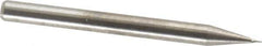 M.A. Ford - 0.007", 0.014" LOC, 1/8" Shank Diam, 1-1/2" OAL, 2 Flute, Solid Carbide Square End Mill - Single End, Uncoated, Spiral Flute, 30° Helix, Centercutting, Right Hand Cut, Right Hand Flute, Series 164 - Eagle Tool & Supply