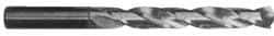 M.A. Ford - #23 118° Solid Carbide Jobber Drill - Bright Finish, Right Hand Cut, Spiral Flute, Straight Shank, 2-1/2" OAL, Faceted Point - Eagle Tool & Supply
