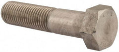 Value Collection - 1-1/2 - 6 UNC, 6-1/2" Length Under Head Hex Head Cap Screw - Partially Threaded, Grade 18-8 Stainless Steel, Uncoated, 2-1/4" Hex - Eagle Tool & Supply