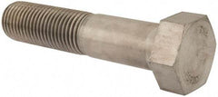 Value Collection - 1-1/2 - 6 UNC, 7" Length Under Head Hex Head Cap Screw - Partially Threaded, Grade 18-8 Stainless Steel, Uncoated, 2-1/4" Hex - Eagle Tool & Supply