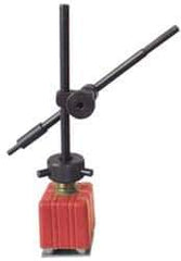 Value Collection - 38mm Wide Magnetic Indicator Base with Holders - Post & Rod Arm (Swivel) - Eagle Tool & Supply