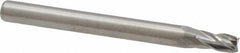 M.A. Ford - 5/32", 5/16" LOC, 3/16" Shank Diam, 2" OAL, 4 Flute, Solid Carbide Square End Mill - Single End, Uncoated, Spiral Flute, 30° Helix, Centercutting, Right Hand Cut, Right Hand Flute, Series 163 - Eagle Tool & Supply