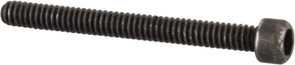 Value Collection - #1-64 UNC Hex Socket Drive, Socket Cap Screw - Alloy Steel, Black Oxide Finish, Fully Threaded, 3/4" Length Under Head - Eagle Tool & Supply