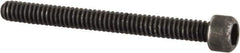 Value Collection - #1-64 UNC Hex Socket Drive, Socket Cap Screw - Alloy Steel, Black Oxide Finish, Fully Threaded, 3/4" Length Under Head - Eagle Tool & Supply