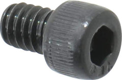 Value Collection - #5-40 UNC Hex Socket Drive, Socket Cap Screw - Alloy Steel, Black Oxide Finish, Fully Threaded, 3/16" Length Under Head - Eagle Tool & Supply
