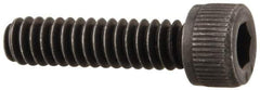 Value Collection - #6-32 UNC Hex Socket Drive, Socket Cap Screw - Alloy Steel, Black Oxide Finish, Fully Threaded, 9/16" Length Under Head - Eagle Tool & Supply