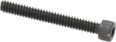 Value Collection - #6-32 UNC Hex Socket Drive, Socket Cap Screw - Alloy Steel, Black Oxide Finish, Fully Threaded, 1-1/8" Length Under Head - Eagle Tool & Supply