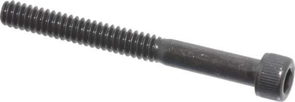 Value Collection - #6-32 UNC Hex Socket Drive, Socket Cap Screw - Alloy Steel, Black Oxide Finish, Partially Threaded, 1-3/8" Length Under Head - Eagle Tool & Supply