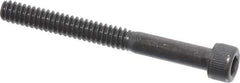 Value Collection - #6-32 UNC Hex Socket Drive, Socket Cap Screw - Alloy Steel, Black Oxide Finish, Partially Threaded, 1-3/8" Length Under Head - Eagle Tool & Supply