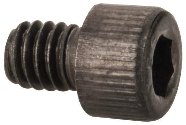 Value Collection - #6-40 UNF Hex Socket Drive, Socket Cap Screw - Alloy Steel, Black Oxide Finish, Fully Threaded, 3/16" Length Under Head - Eagle Tool & Supply