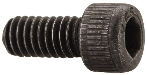 Value Collection - #6-40 UNF Hex Socket Drive, Socket Cap Screw - Alloy Steel, Black Oxide Finish, Fully Threaded, 5/16" Length Under Head - Eagle Tool & Supply