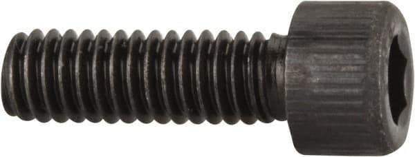 Value Collection - #6-40 UNF Hex Socket Drive, Socket Cap Screw - Alloy Steel, Black Oxide Finish, Fully Threaded, 7/16" Length Under Head - Eagle Tool & Supply