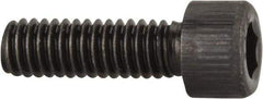 Value Collection - #6-40 UNF Hex Socket Drive, Socket Cap Screw - Alloy Steel, Black Oxide Finish, Fully Threaded, 7/16" Length Under Head - Eagle Tool & Supply