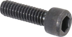 Value Collection - #8-32 UNC Hex Socket Drive, Socket Cap Screw - Alloy Steel, Black Oxide Finish, Fully Threaded, 9/16" Length Under Head - Eagle Tool & Supply