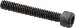 Value Collection - #8-32 UNC Hex Socket Drive, Socket Cap Screw - Alloy Steel, Black Oxide Finish, Fully Threaded, 1-1/8" Length Under Head - Eagle Tool & Supply