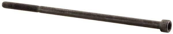 Value Collection - #8-32 UNC Hex Socket Drive, Socket Cap Screw - Alloy Steel, Black Oxide Finish, Partially Threaded, 4" Length Under Head - Eagle Tool & Supply