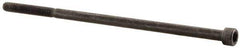 Value Collection - #8-32 UNC Hex Socket Drive, Socket Cap Screw - Alloy Steel, Black Oxide Finish, Partially Threaded, 4" Length Under Head - Eagle Tool & Supply