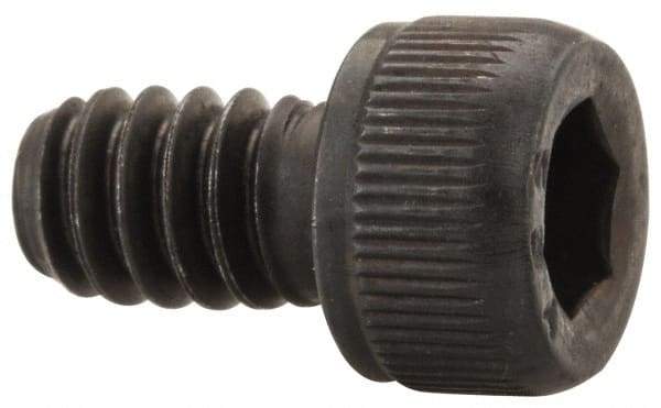 Value Collection - #10-24 UNC Hex Socket Drive, Socket Cap Screw - Alloy Steel, Black Oxide Finish, Fully Threaded, 5/16" Length Under Head - Eagle Tool & Supply