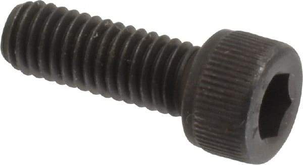 Value Collection - #10-32 UNF Hex Socket Drive, Socket Cap Screw - Alloy Steel, Black Oxide Finish, Fully Threaded, 9/16" Length Under Head - Eagle Tool & Supply