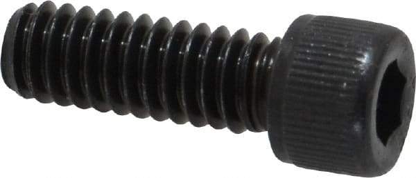 Value Collection - #12-24 UNC Hex Socket Drive, Socket Cap Screw - Alloy Steel, Black Oxide Finish, Fully Threaded, 5/8" Length Under Head - Eagle Tool & Supply