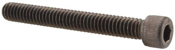 Value Collection - #12-24 UNC Hex Socket Drive, Socket Cap Screw - Alloy Steel, Black Oxide Finish, Partially Threaded, 1-3/4" Length Under Head - Eagle Tool & Supply