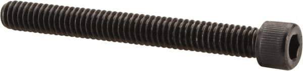 Value Collection - #12-24 UNC Hex Socket Drive, Socket Cap Screw - Alloy Steel, Black Oxide Finish, Partially Threaded, 2" Length Under Head - Eagle Tool & Supply