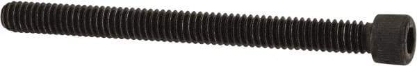 Value Collection - #12-24 UNC Hex Socket Drive, Socket Cap Screw - Alloy Steel, Black Oxide Finish, Partially Threaded, 2-1/2" Length Under Head - Eagle Tool & Supply
