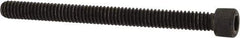 Value Collection - #12-24 UNC Hex Socket Drive, Socket Cap Screw - Alloy Steel, Black Oxide Finish, Partially Threaded, 2-1/2" Length Under Head - Eagle Tool & Supply