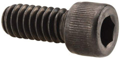 Value Collection - 1/4-20 UNC Hex Socket Drive, Socket Cap Screw - Alloy Steel, Black Oxide Finish, Fully Threaded, 9/16" Length Under Head - Eagle Tool & Supply