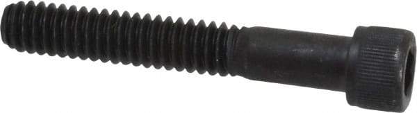 Value Collection - 1/4-20 UNC Hex Socket Drive, Socket Cap Screw - Alloy Steel, Black Oxide Finish, Partially Threaded, 1-5/8" Length Under Head - Eagle Tool & Supply