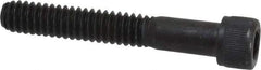 Value Collection - 1/4-20 UNC Hex Socket Drive, Socket Cap Screw - Alloy Steel, Black Oxide Finish, Partially Threaded, 1-5/8" Length Under Head - Eagle Tool & Supply