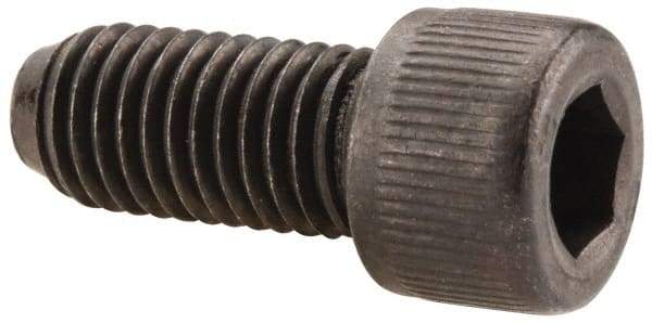 Value Collection - 1/4-28 UNF Hex Socket Drive, Socket Cap Screw - Alloy Steel, Black Oxide Finish, Fully Threaded, 9/16" Length Under Head - Eagle Tool & Supply