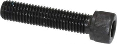 Value Collection - 1/4-28 UNF Hex Socket Drive, Socket Cap Screw - Alloy Steel, Black Oxide Finish, Fully Threaded, 1-1/8" Length Under Head - Eagle Tool & Supply