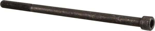 Value Collection - 1/4-28 UNF Hex Socket Drive, Socket Cap Screw - Alloy Steel, Black Oxide Finish, Partially Threaded, 4-1/2" Length Under Head - Eagle Tool & Supply
