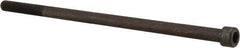 Value Collection - 1/4-28 UNF Hex Socket Drive, Socket Cap Screw - Alloy Steel, Black Oxide Finish, Partially Threaded, 5" Length Under Head - Eagle Tool & Supply