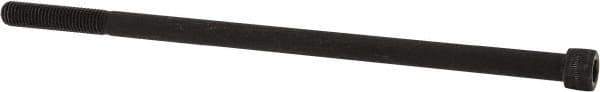 Value Collection - 1/4-28 UNF Hex Socket Drive, Socket Cap Screw - Alloy Steel, Black Oxide Finish, Partially Threaded, 5-1/2" Length Under Head - Eagle Tool & Supply