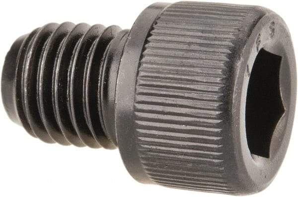 Value Collection - 5/16-24 UNF Hex Socket Drive, Socket Cap Screw - Alloy Steel, Black Oxide Finish, Fully Threaded, 3/8" Length Under Head - Eagle Tool & Supply