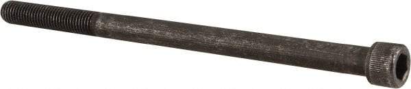 Value Collection - 5/16-24 UNF Hex Socket Drive, Socket Cap Screw - Alloy Steel, Black Oxide Finish, Partially Threaded, 5" Length Under Head - Eagle Tool & Supply