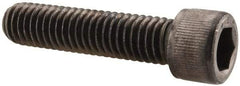Value Collection - 3/8-16 UNC Hex Socket Drive, Socket Cap Screw - Alloy Steel, Black Oxide Finish, Partially Threaded, 1-5/8" Length Under Head - Eagle Tool & Supply