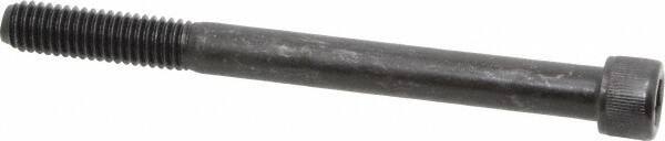 Value Collection - 3/8-16 UNC Hex Socket Drive, Socket Cap Screw - Alloy Steel, Black Oxide Finish, Partially Threaded, 4-1/4" Length Under Head - Eagle Tool & Supply