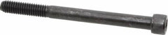 Value Collection - 3/8-16 UNC Hex Socket Drive, Socket Cap Screw - Alloy Steel, Black Oxide Finish, Partially Threaded, 4-1/4" Length Under Head - Eagle Tool & Supply