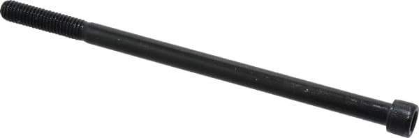 Value Collection - 3/8-16 UNC Hex Socket Drive, Socket Cap Screw - Alloy Steel, Black Oxide Finish, Partially Threaded, 7" Length Under Head - Eagle Tool & Supply